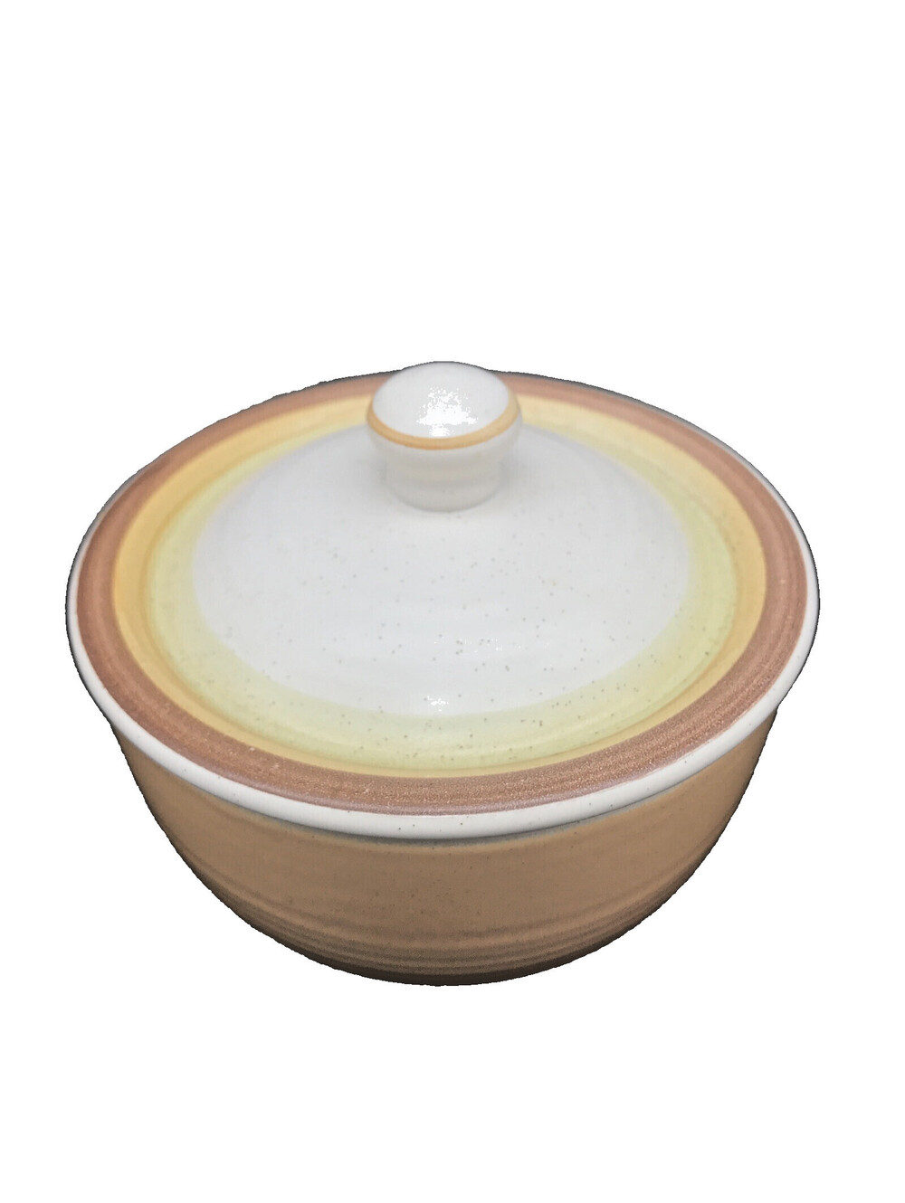 FRANCISCAN Earthenware Sugar Bowl 2563 Sierra Sand 4 1/2" ceramic stoneware
